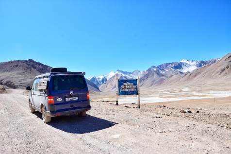 Ak-Baital Pass mit 4655m und sehr dünner Luft