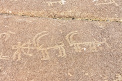 Petroglyphen bei Langar