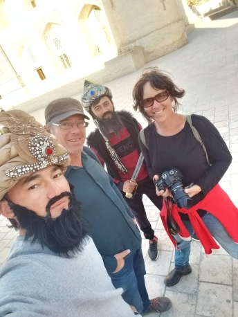 Selfie mit usbekischen Touristen