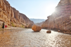 die letzten Sonnenstrahlen im Morteza Ali Canyon